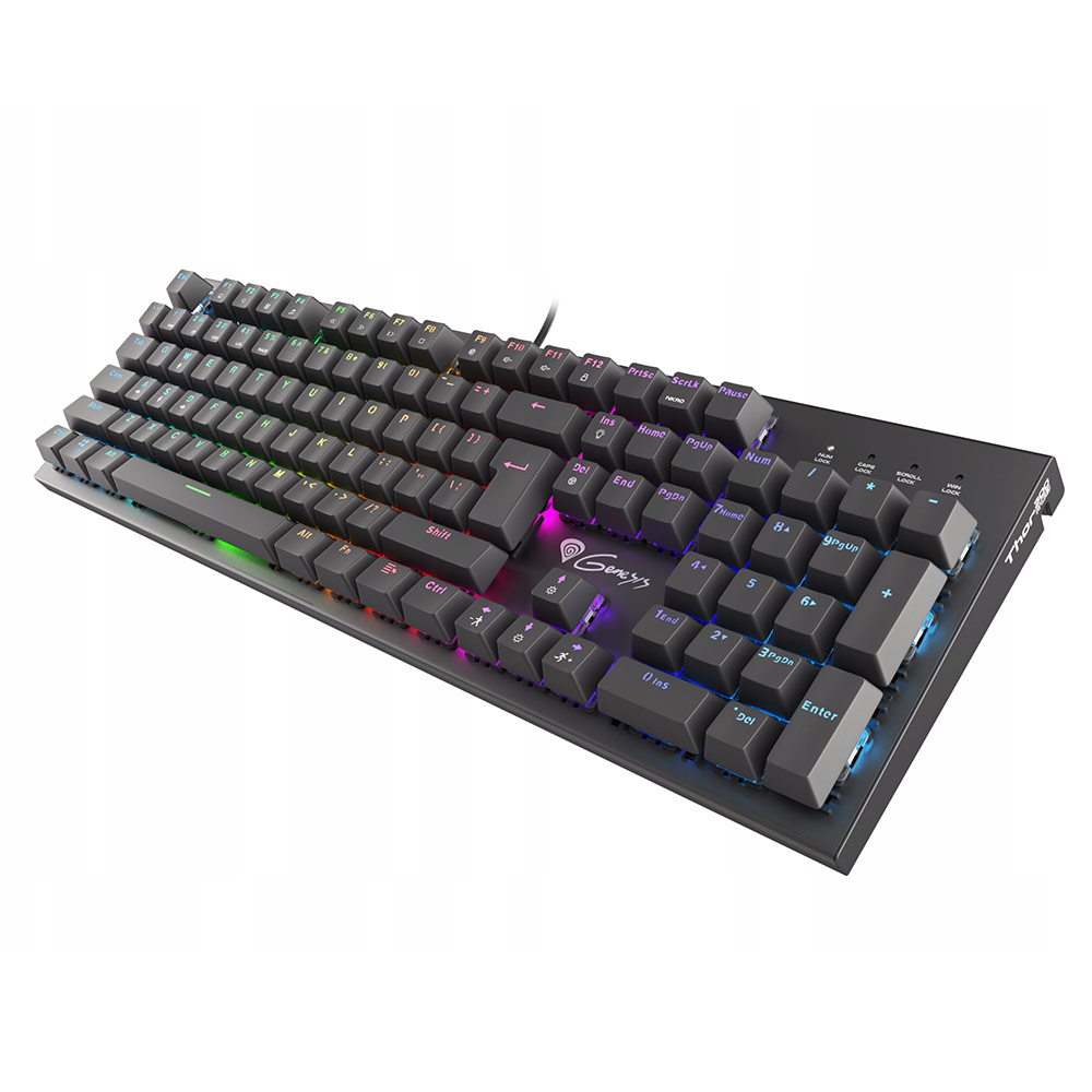 Gaming Corded Keyboard GENESIS Thor 300 US RGB NKG-1571 black