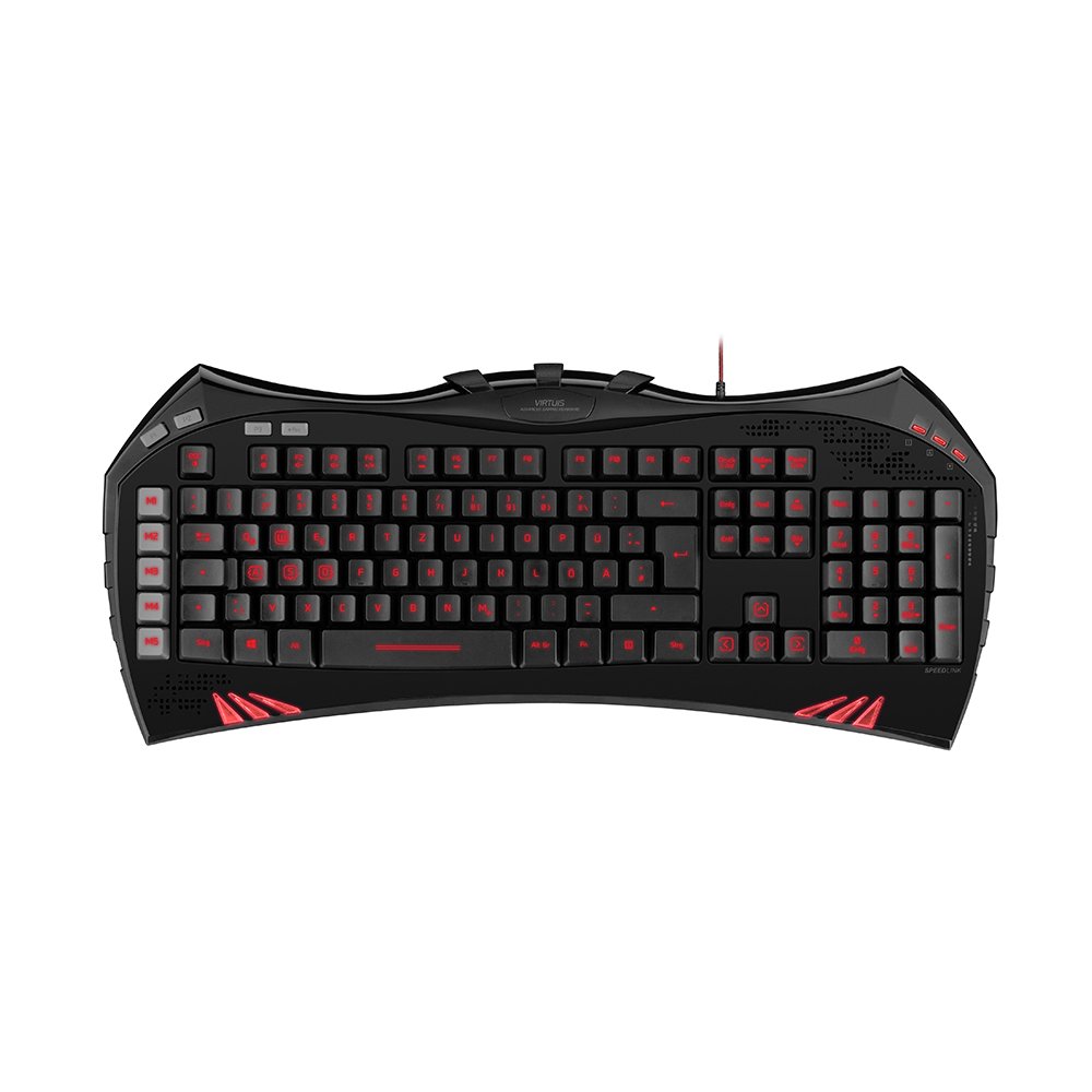 Gaming Corded Keyboard SPEEDLINK Virtuis SL-6481-BK UK black