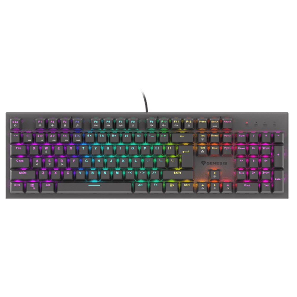 Gaming Corded Keyboard GENESIS Thor 303 RGB US NKG-1877 black