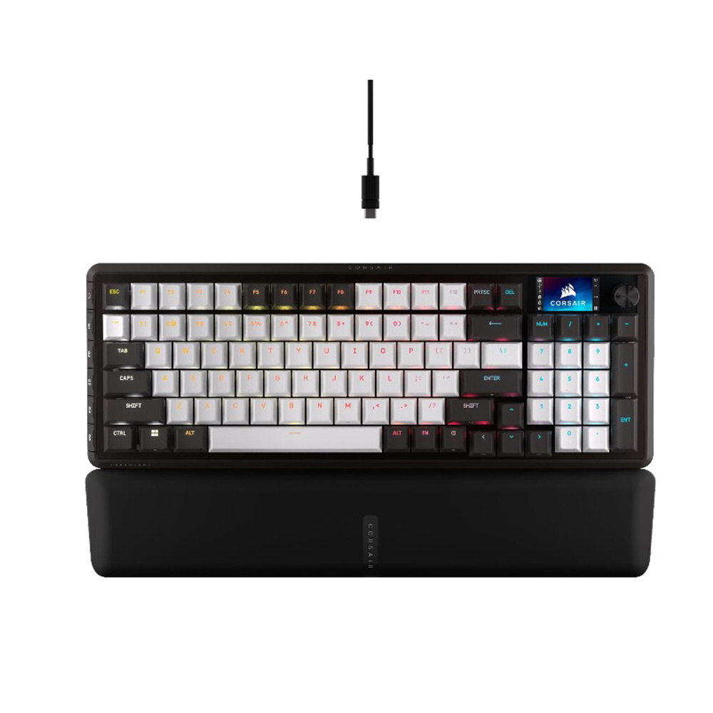 Gaming Corded Keyboard CORSAIR 96 Vanguard MLX Plasma CH-91E921E-NA US RGB black/white