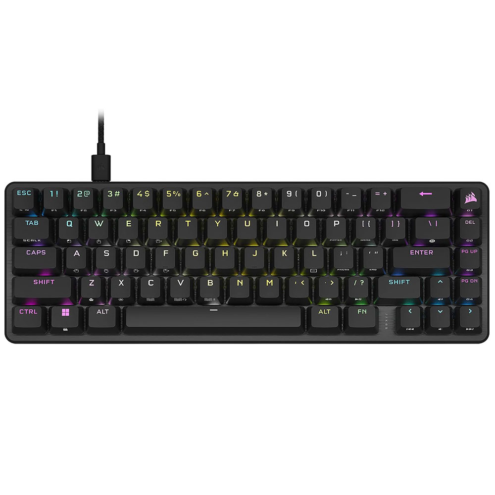 Gaming Corded Keyboard CORSAIR K65 Pro Mini RGB OPX Switches US CH-91A401A-NA black