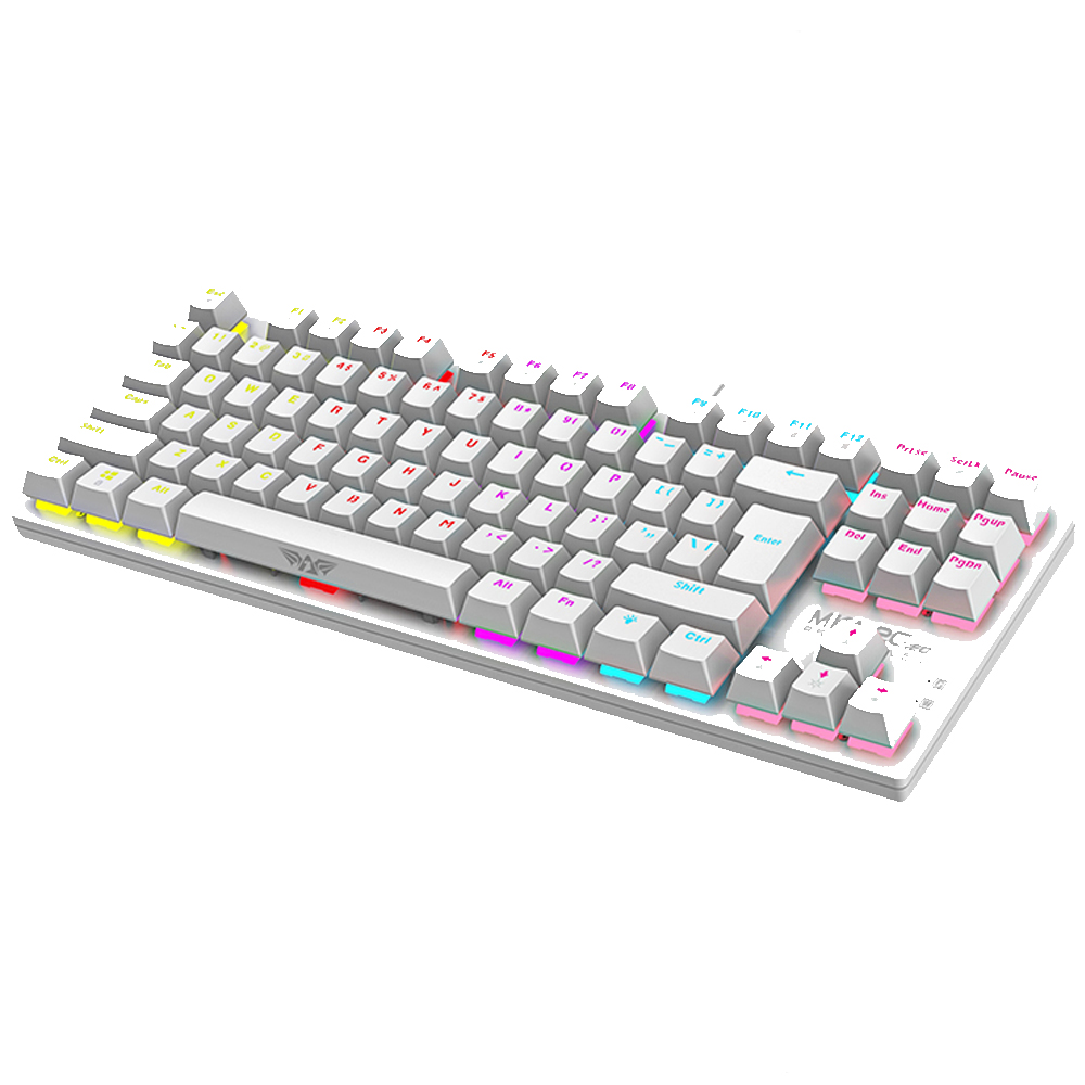 Gaming Corded keyboard ARMAGGEDDON MKA-2C Neo Psychraven US TKL MKA-2C-NWL white
