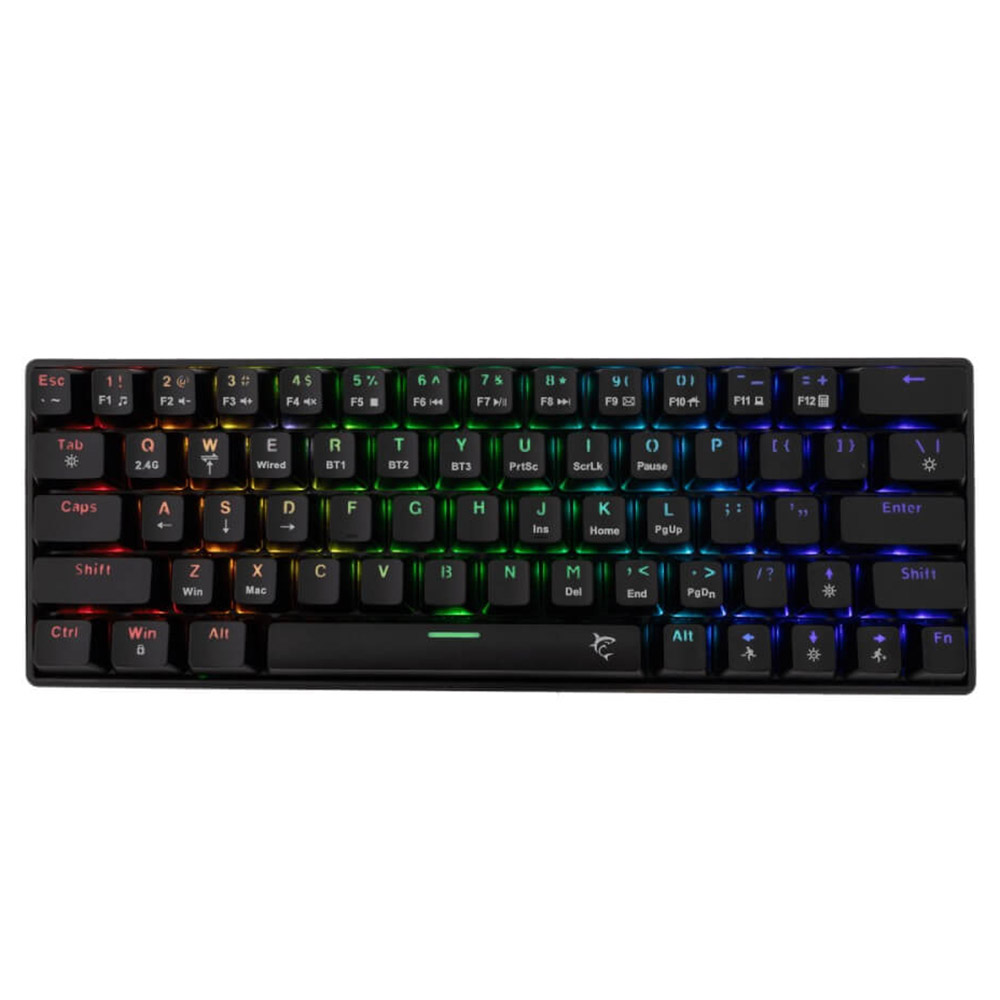 Gaming Cordless Keyboard WHITE SHARK Kaiken GK-003111 US black