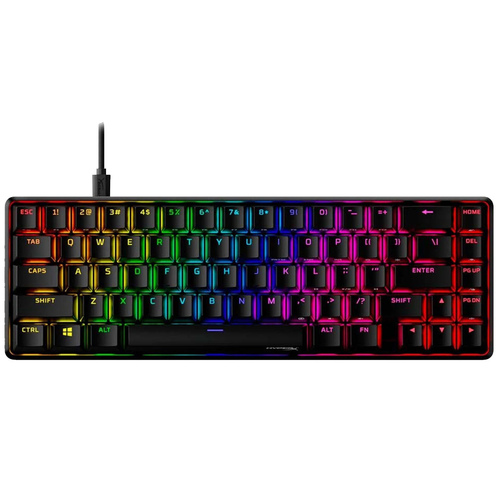 Gaming Corded Keyboard HyperX Alloy Origins 65 US RGB 4P5D6AA black