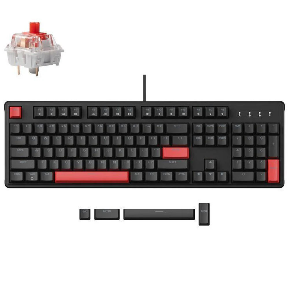 Gaming Corded Keyboard KEYCHRON Lemokey X3 (X3-A1) US black