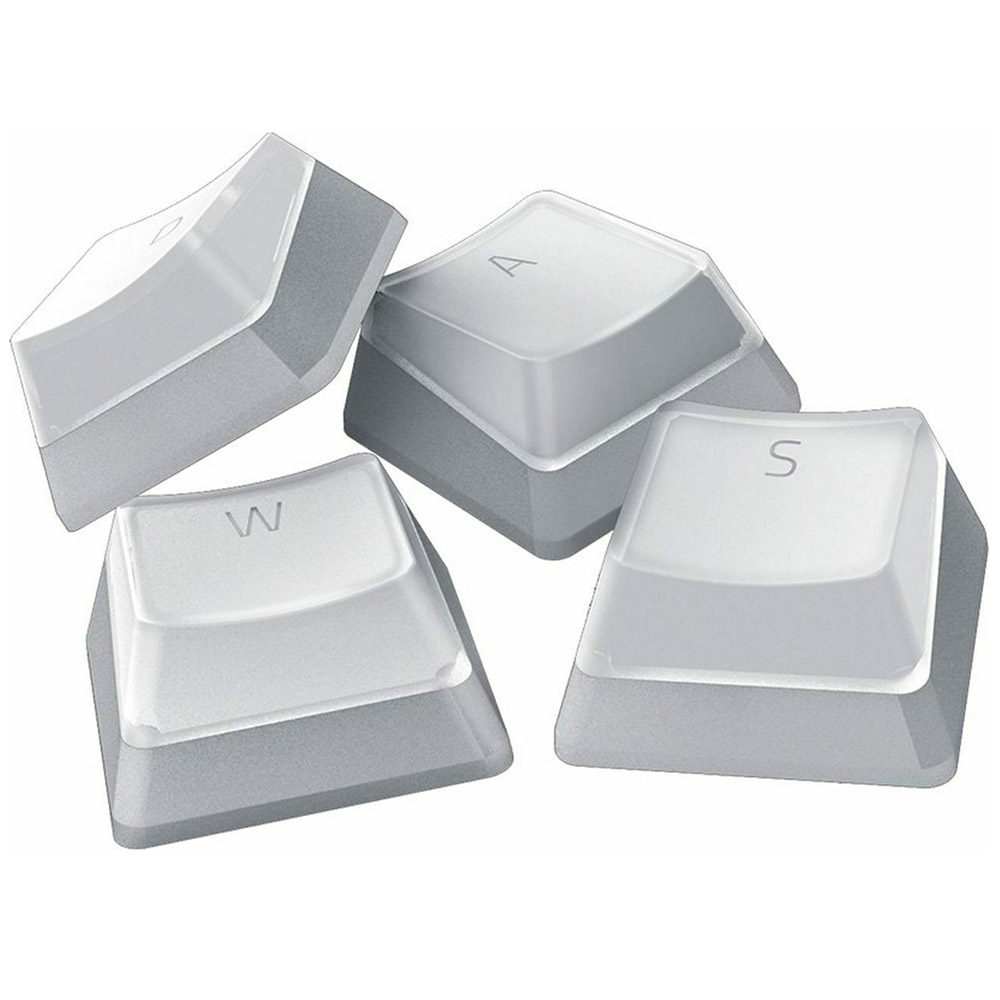 Gaming Keyboard Keycaps RAZER Phantom Pudding White Upgrade set US white