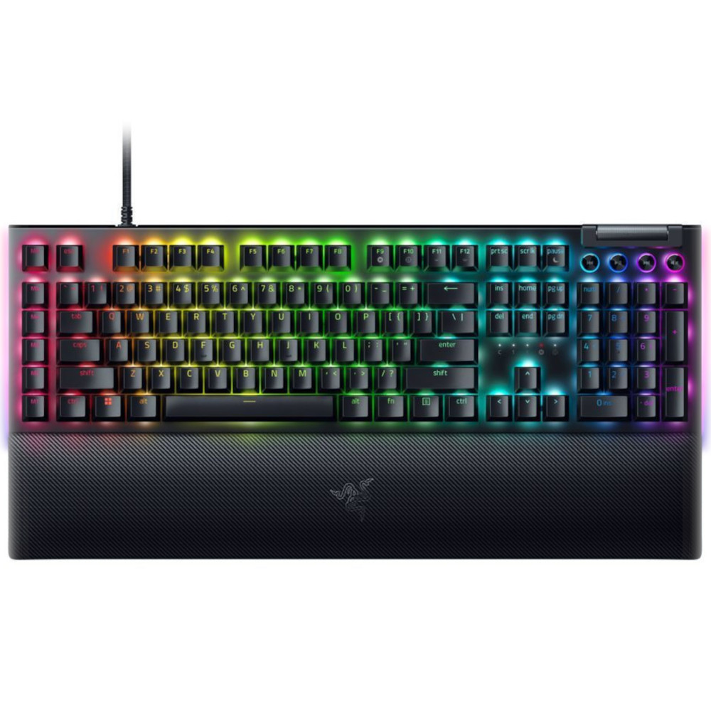 Gaming Corded Keyboard RAZER BlackWidow V4 Green switches RGB US black