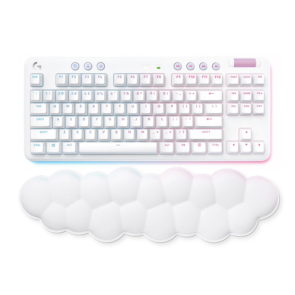 Gaming Cordless Keyboard LOGITECH G715 TKL US RGB 920-010465 white