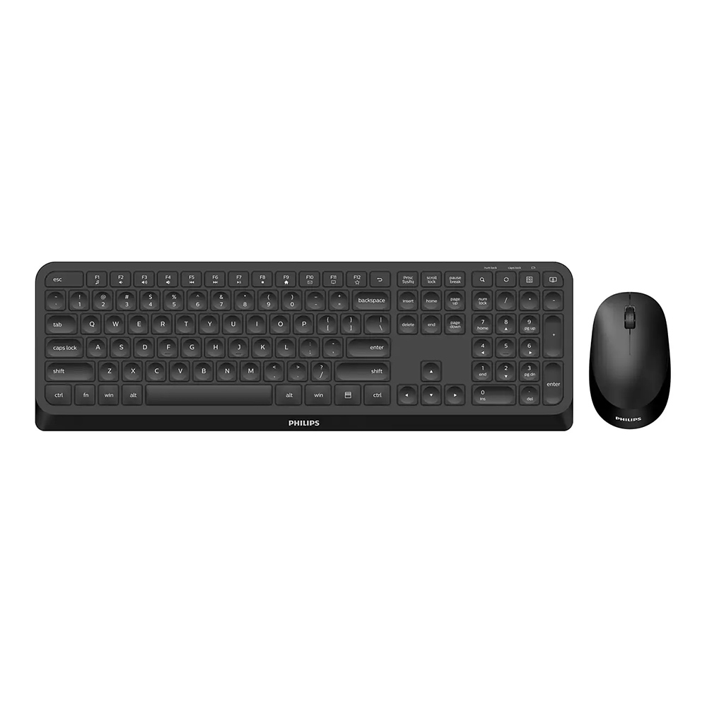 Cordless Keyboard + Mouse PHILIPS SPT6307B/00 US black