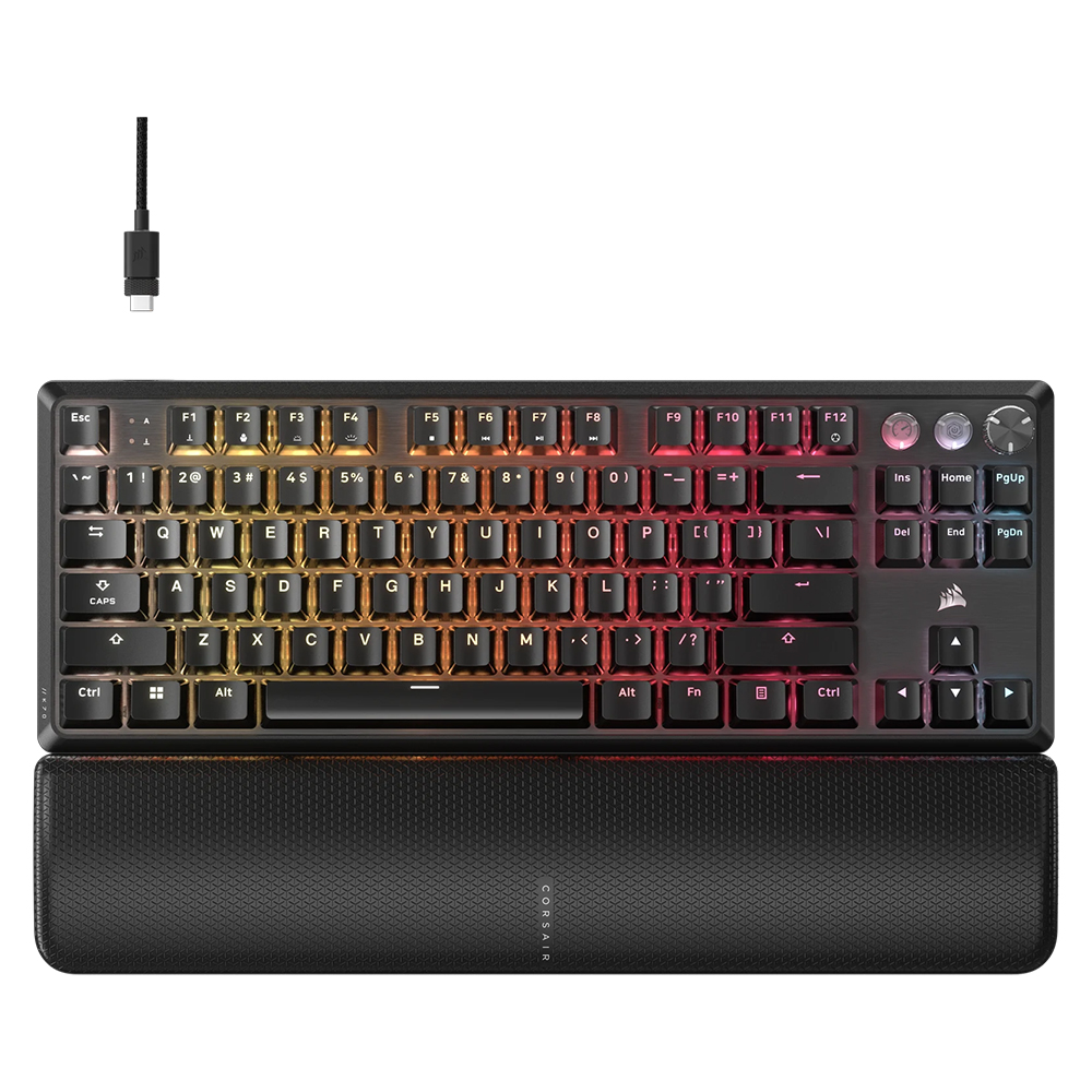 Gaming Corded Keyboard CORSAIR K70 Pro TKL CH-911911G-NA US RGB black