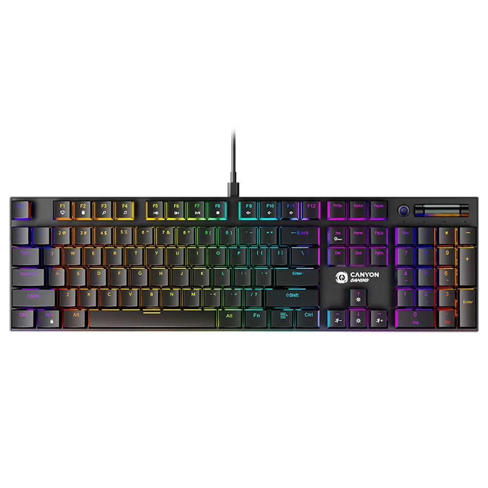Gaming Corded Keyboard CANYON Cometstrike GK-55 CND-SKB55-US black
