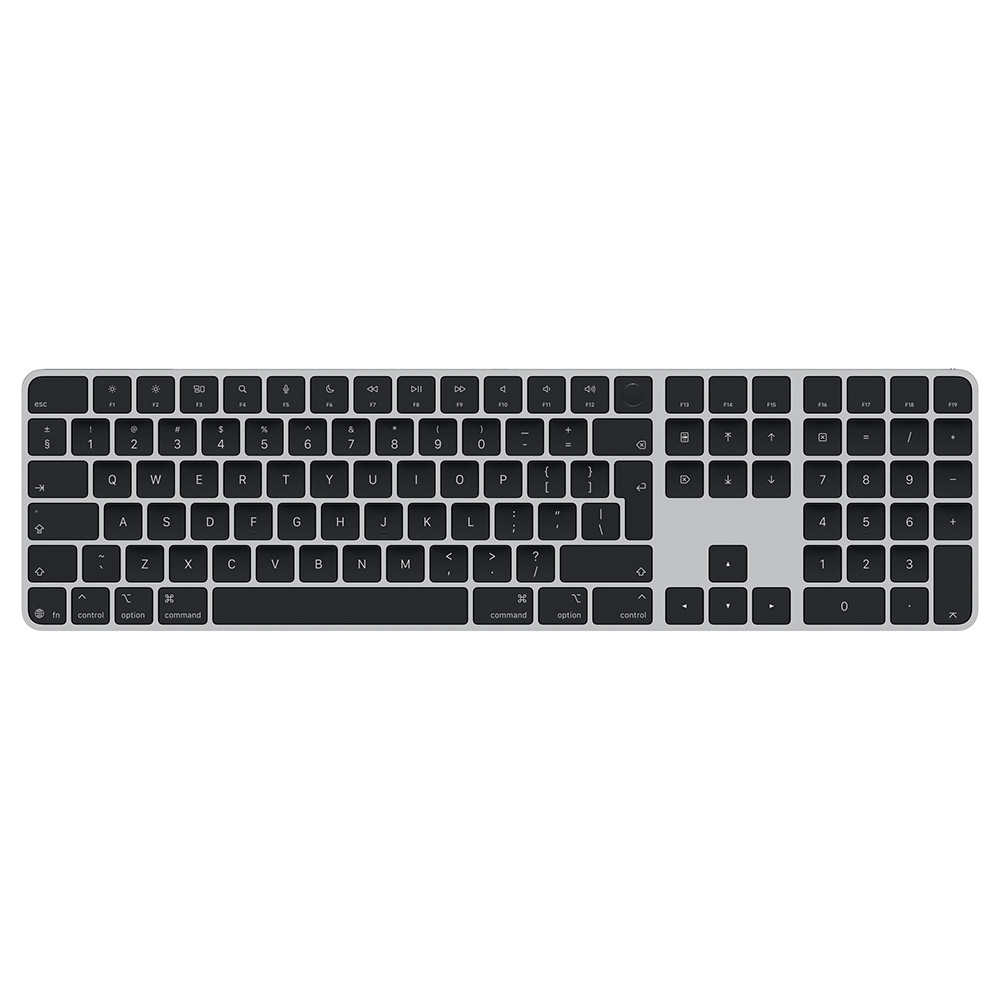 Cordless Keyboard APPLE Magic with TouchID + Numeric Keypad MXK83Z/A US black