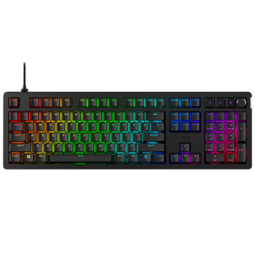 Gaming Corded Keyboard HyperX Alloy Rise US RGB 7G7A3AA black