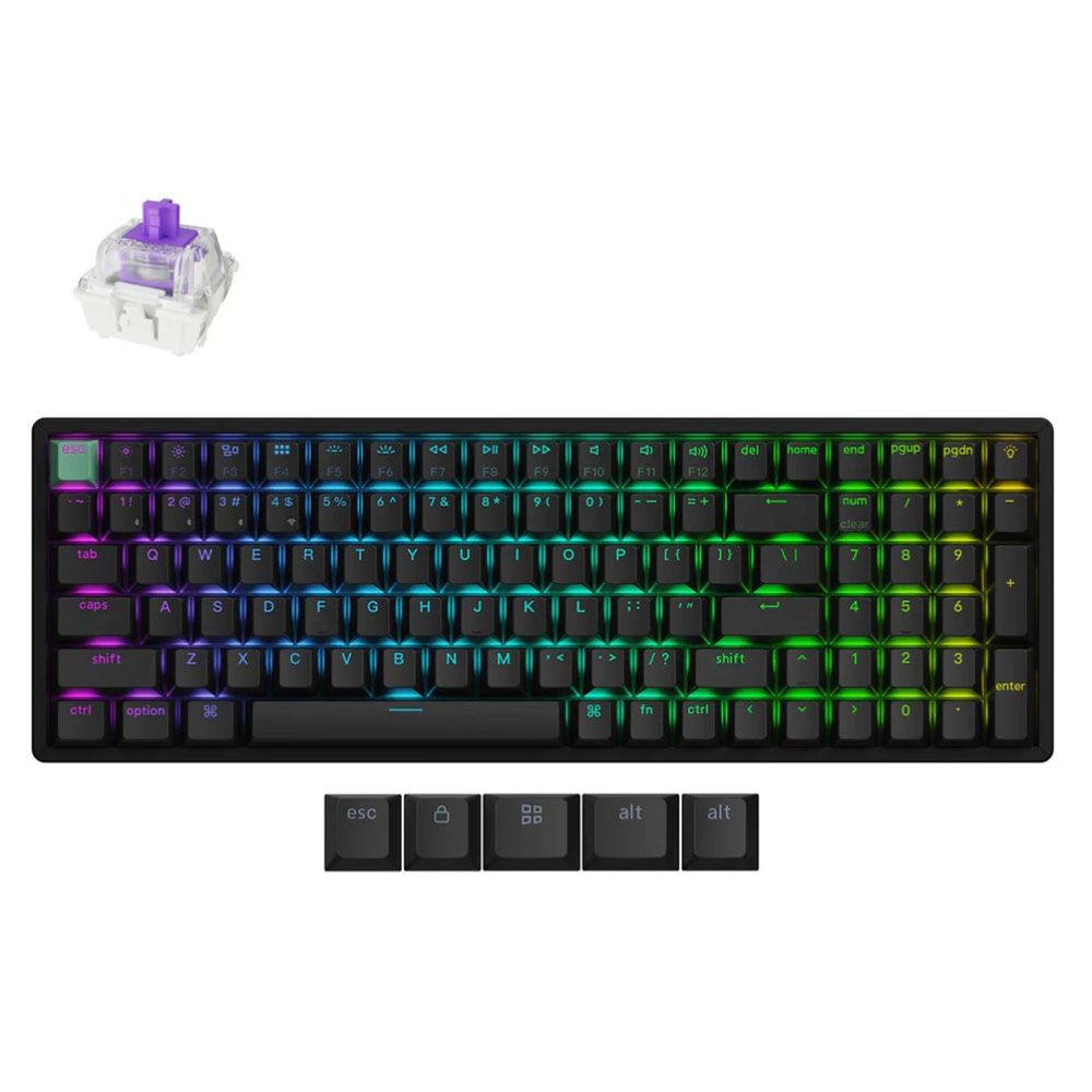 Gaming Cordless Keyboard KEYCHRON K4 HE Standard Version (K4H-J1) Magnetic Switch US RGB black