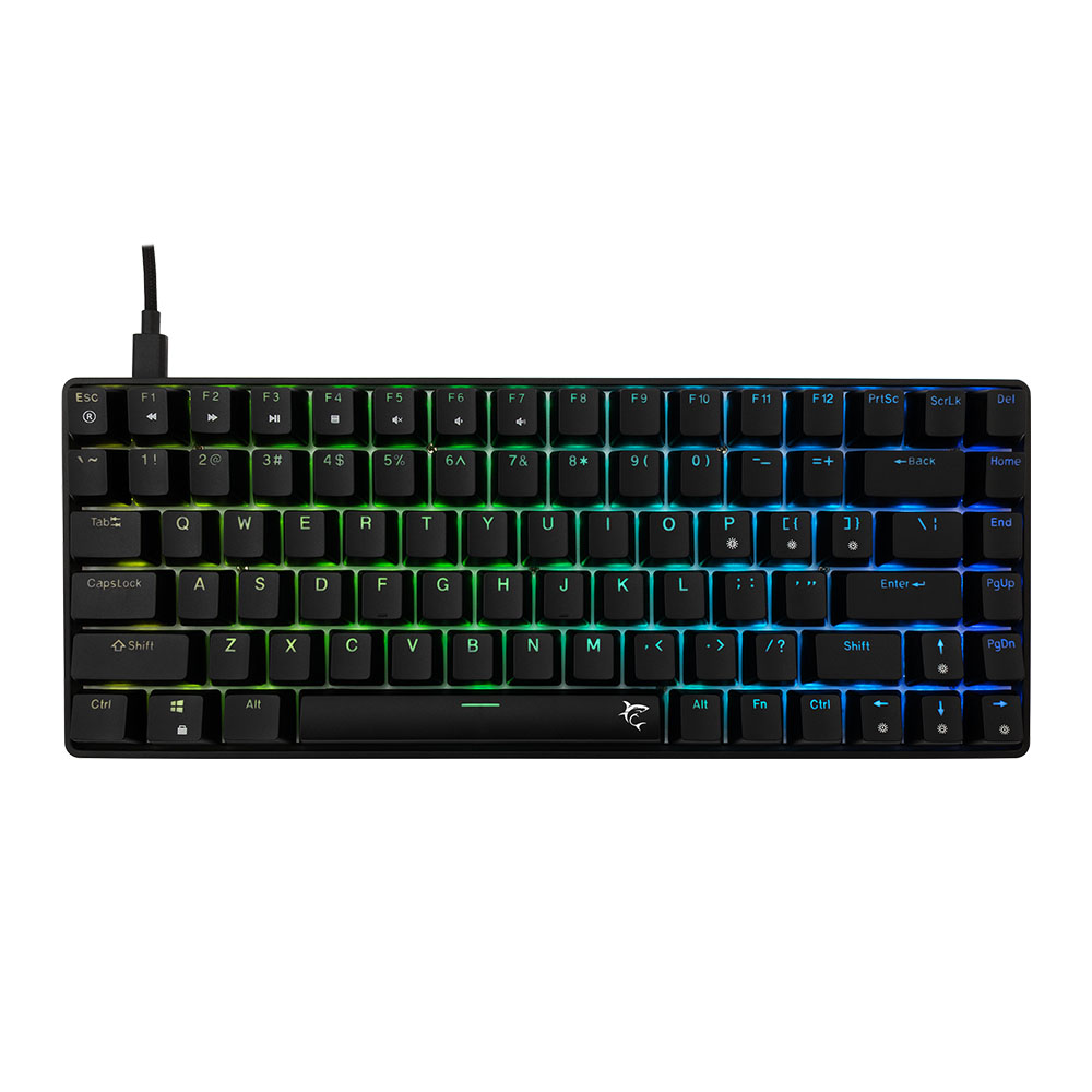 Gaming Corded Keyboard WHITE SHARK Hamachi Blue Switch GK-005121 US black