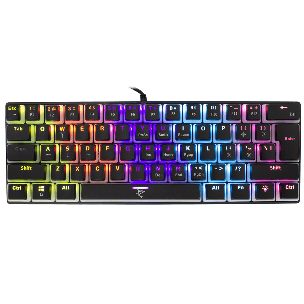 Gaming Corded Keyboard WHITE SHARK Ashiko GK-2202R-BK US black