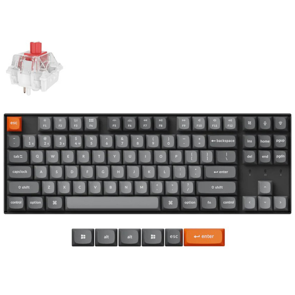Gaming Cordless Keyboard KEYCHRON (K8M-B1) K8 Max QMK US black