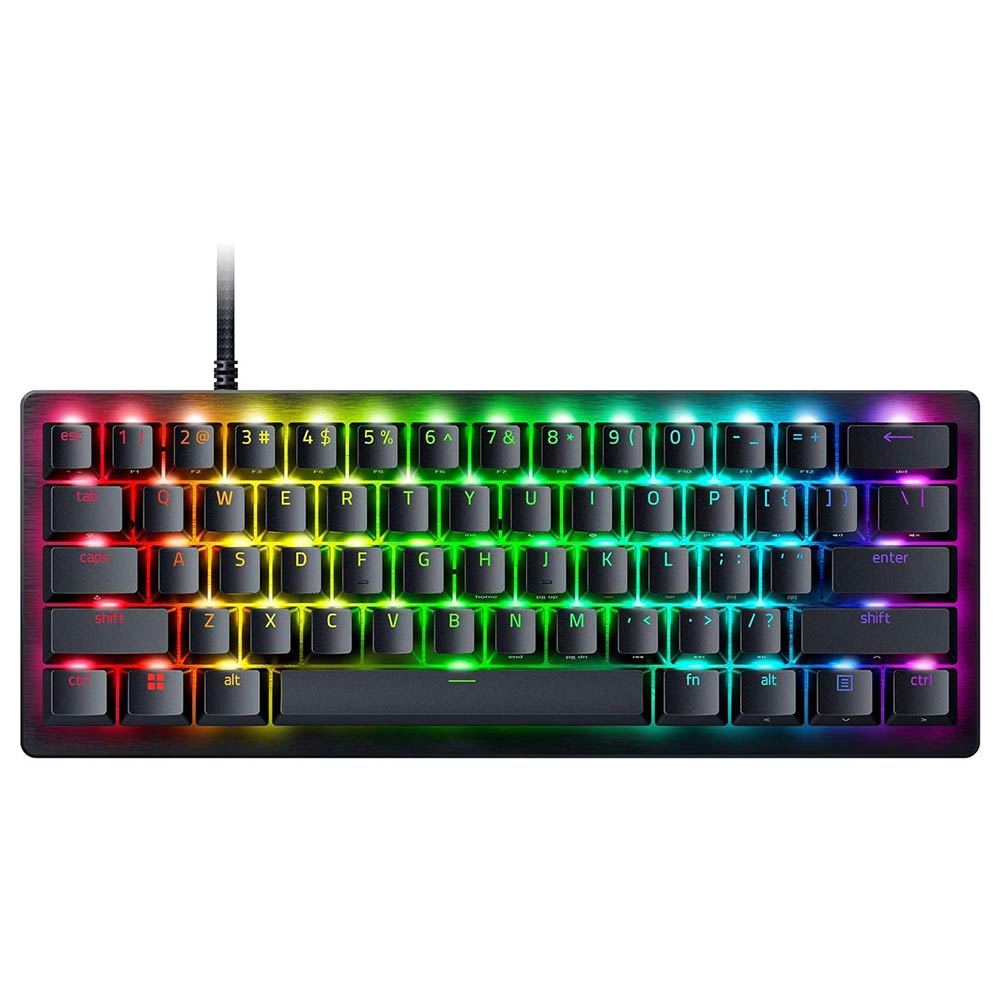 Gaming Corded Keyboard RAZER Huntsman V3 Pro Mini US RGB black