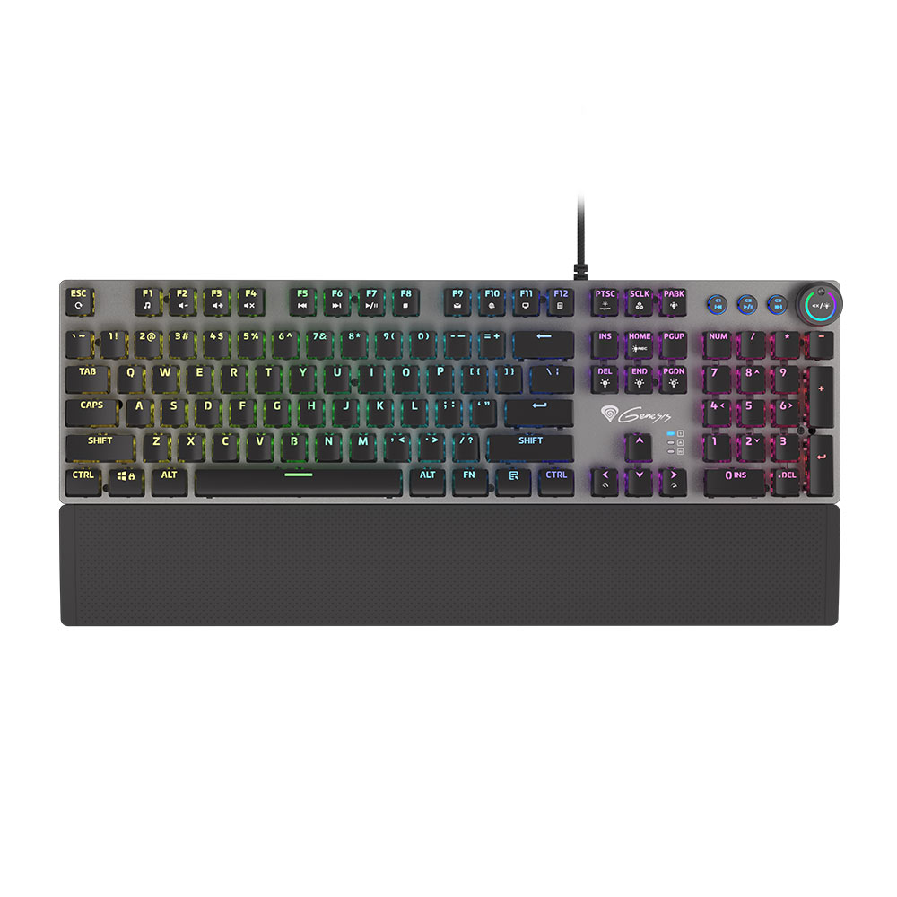 Gaming Corded Keyboard GENESIS Thor 401 RGB US NKG-1724 black