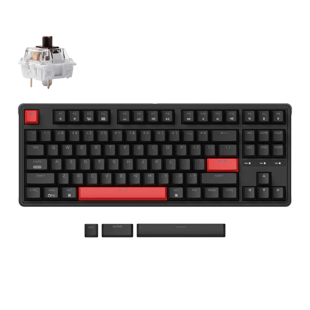 Gaming Corded Keyboard KEYCHRON C3 Pro QMK/VIA C3P-A3 US black