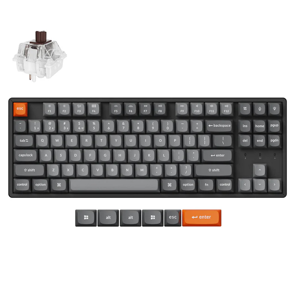 Gaming Cordless Keyboard KEYCHRON (K8M-J3) K8 Max QMK US black