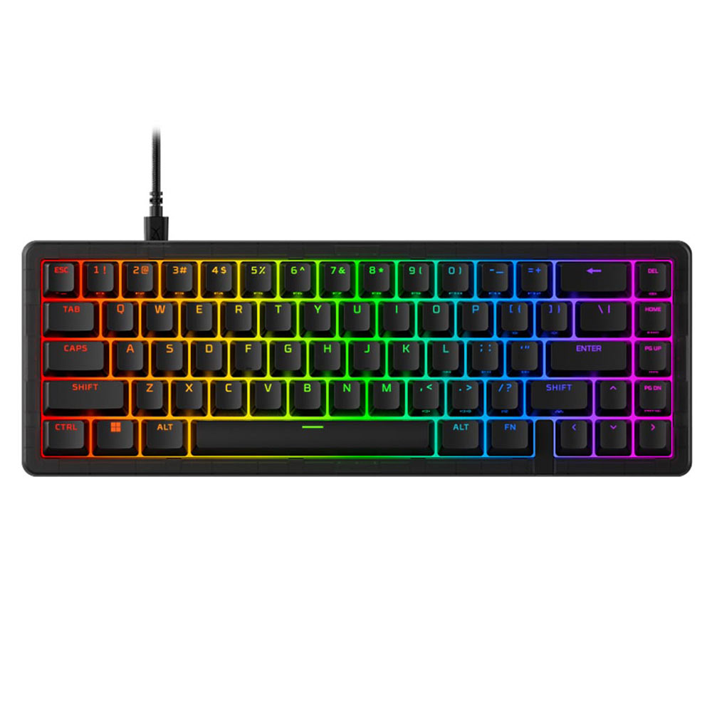 Gaming Corded Keyboard HyperX Origins 2 65% US RGB B4QS3AA black