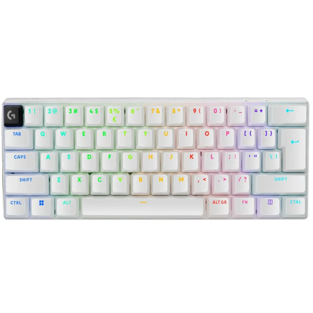 Gaming Cordless Keyboard LOGITECH Pro X 60 Lightspeed US RGB 920-011930 white
