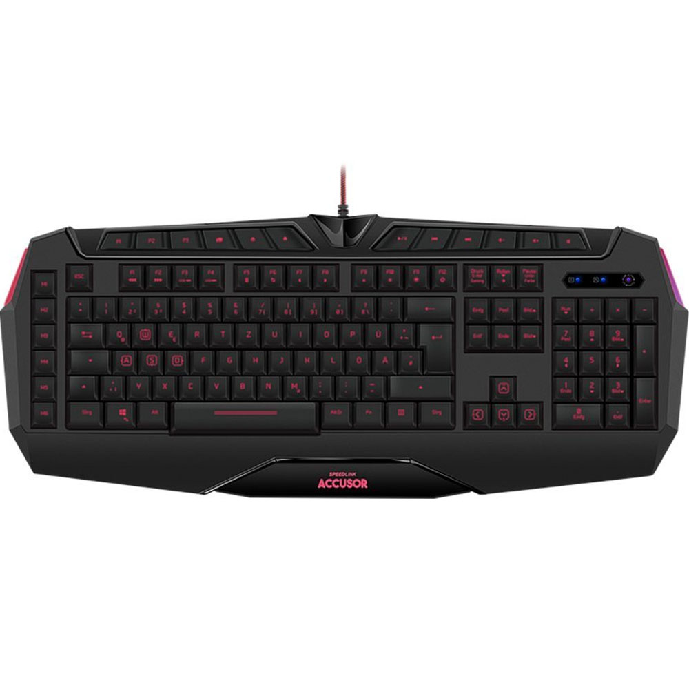 Gaming Corded Keyboard SPEEDLINK Accusor SL-670005-BK UK black