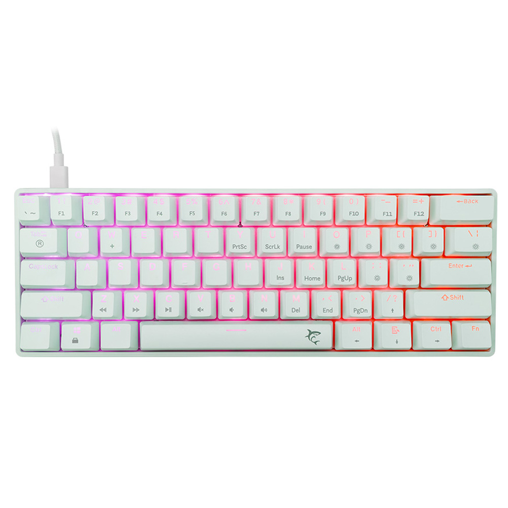 Gaming Corded Keyboard WHITE SHARK Shinobi 2 Red Switch GK-004211 US white