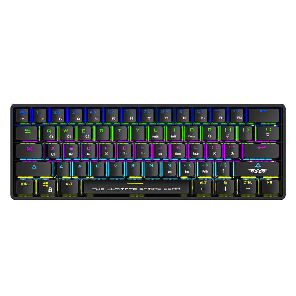 Gaming Cordless keyboard ARMAGGEDDON MBA-61R Starling US RGB black
