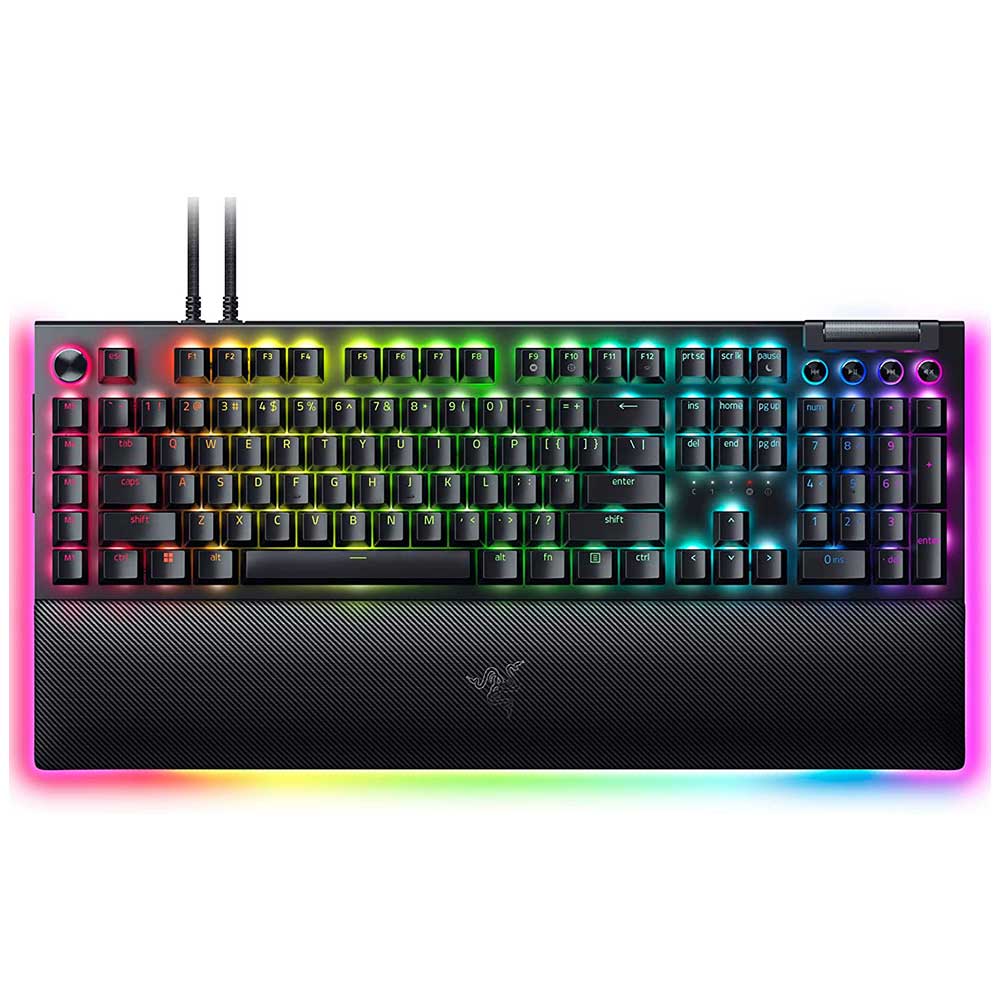 Gaming Corded Keyboard RAZER Blackwidow V4 Pro US RGB 1.28.80.26.246 black