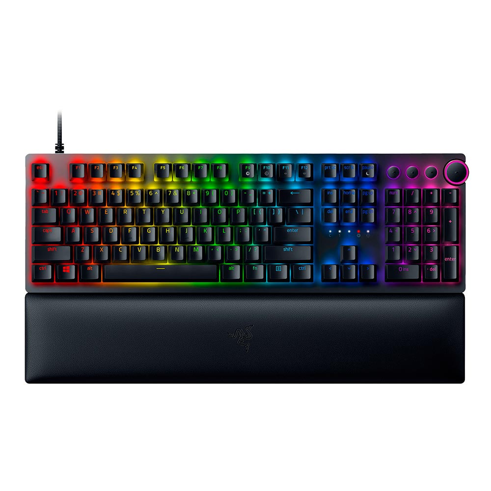 Gaming Corded Keyboard RAZER Huntsman V2 RZ03-03930300-R3M1 US RGB black