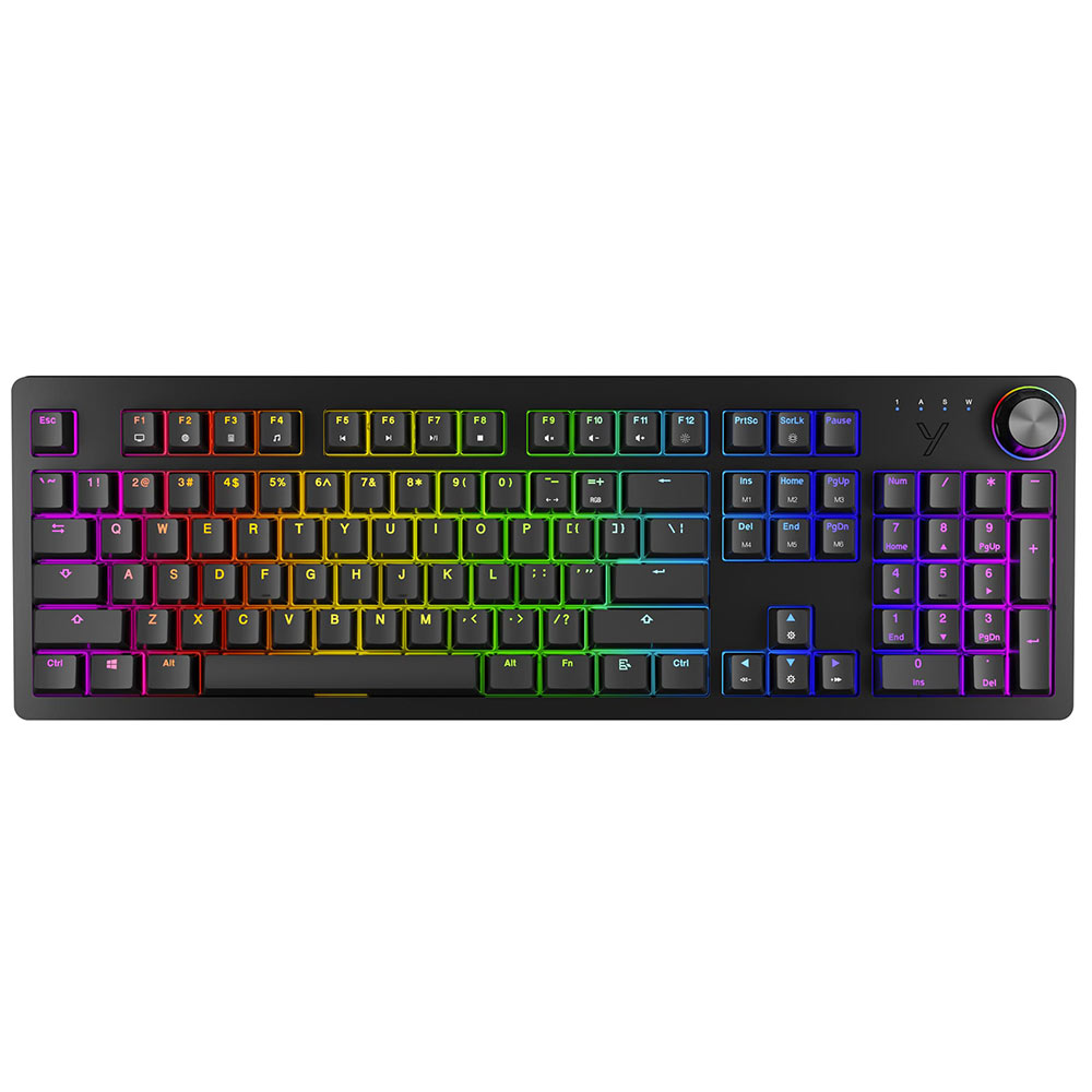 Gaming Corded Keyboard ΥΕΝΚΕΕ Panzer 2.0 YKB 3410US RGB US black