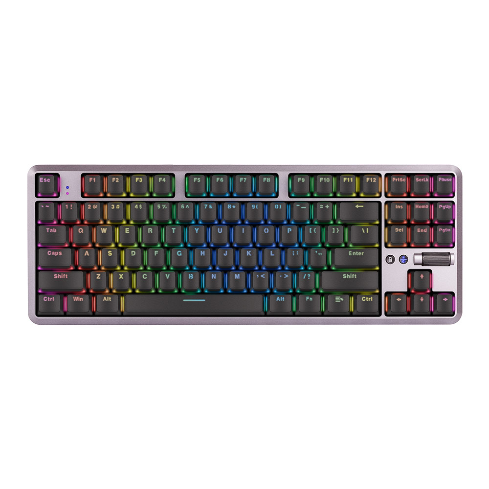 Gaming Corded Keyboard YENKEE Zero TKL YKB 3000US US RGB purple