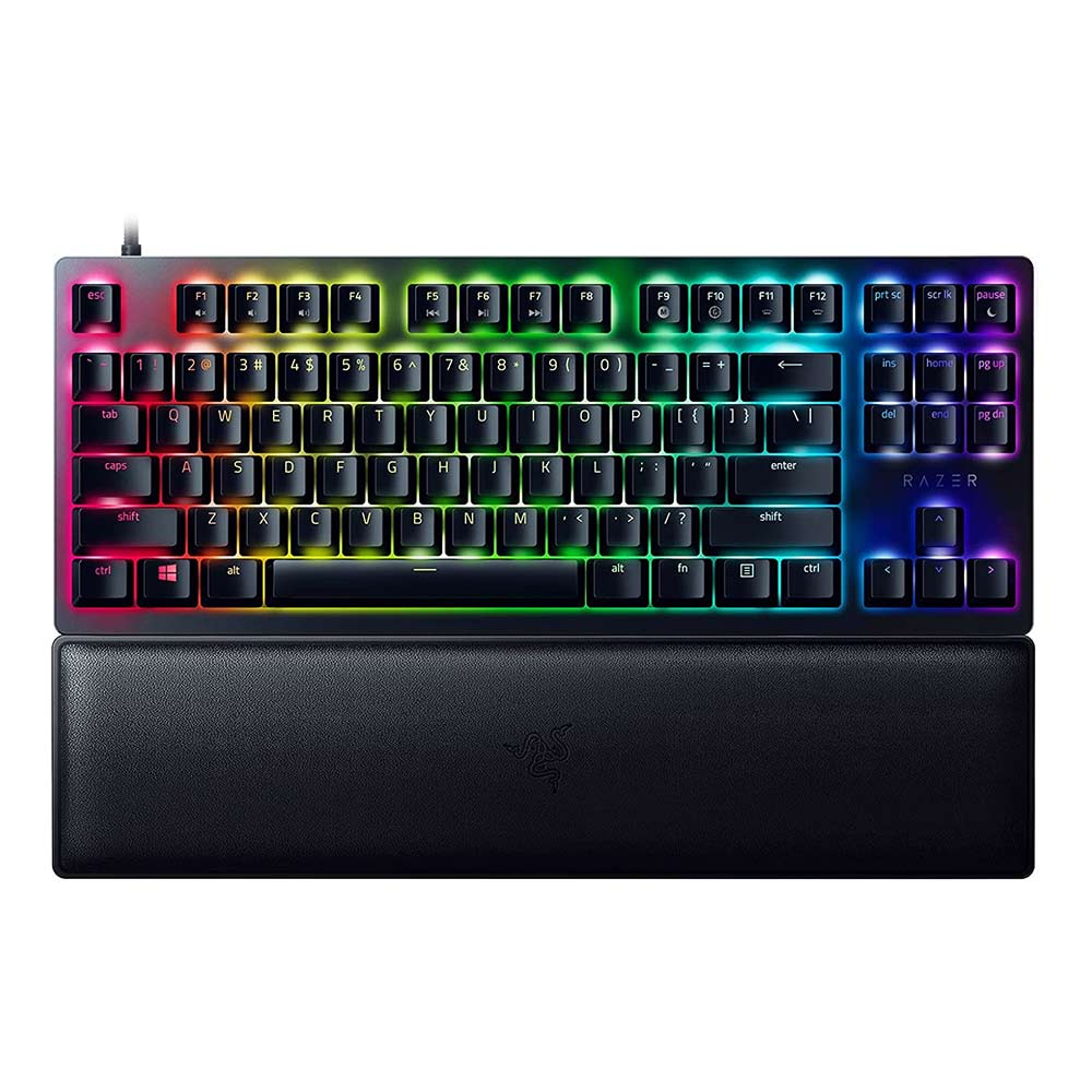 Gaming Corded Keyboard RAZER Huntsman V2 Tenkeyless TKL RZ03-03940100-R3M1 US RGB black