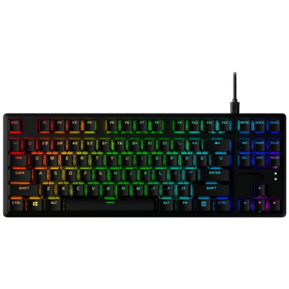 Gaming Corded Keyboard HyperX Alloy Origins Core PBT HX US RGB 639N9AA black