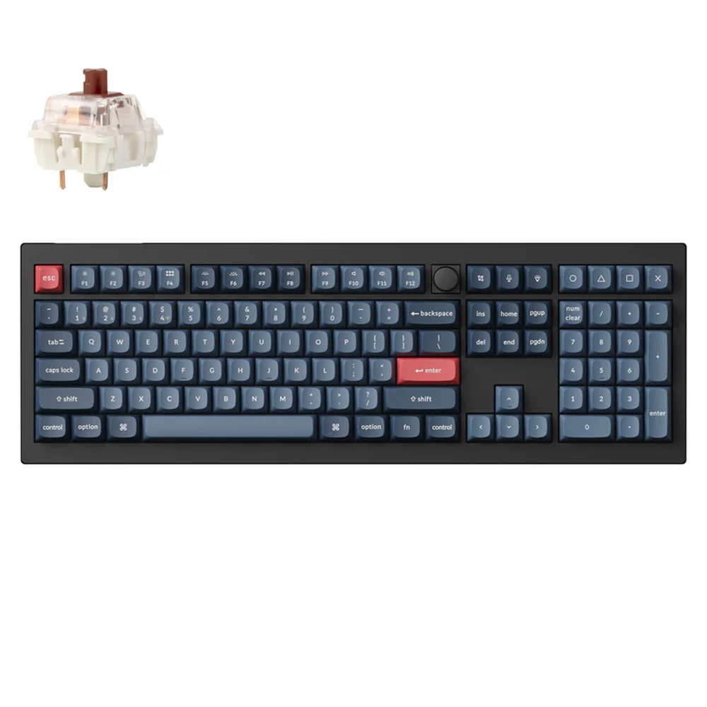 Gaming Cordless Keyboard KEYCHRON (V6M-D3) V6 Max QMK/VIA black