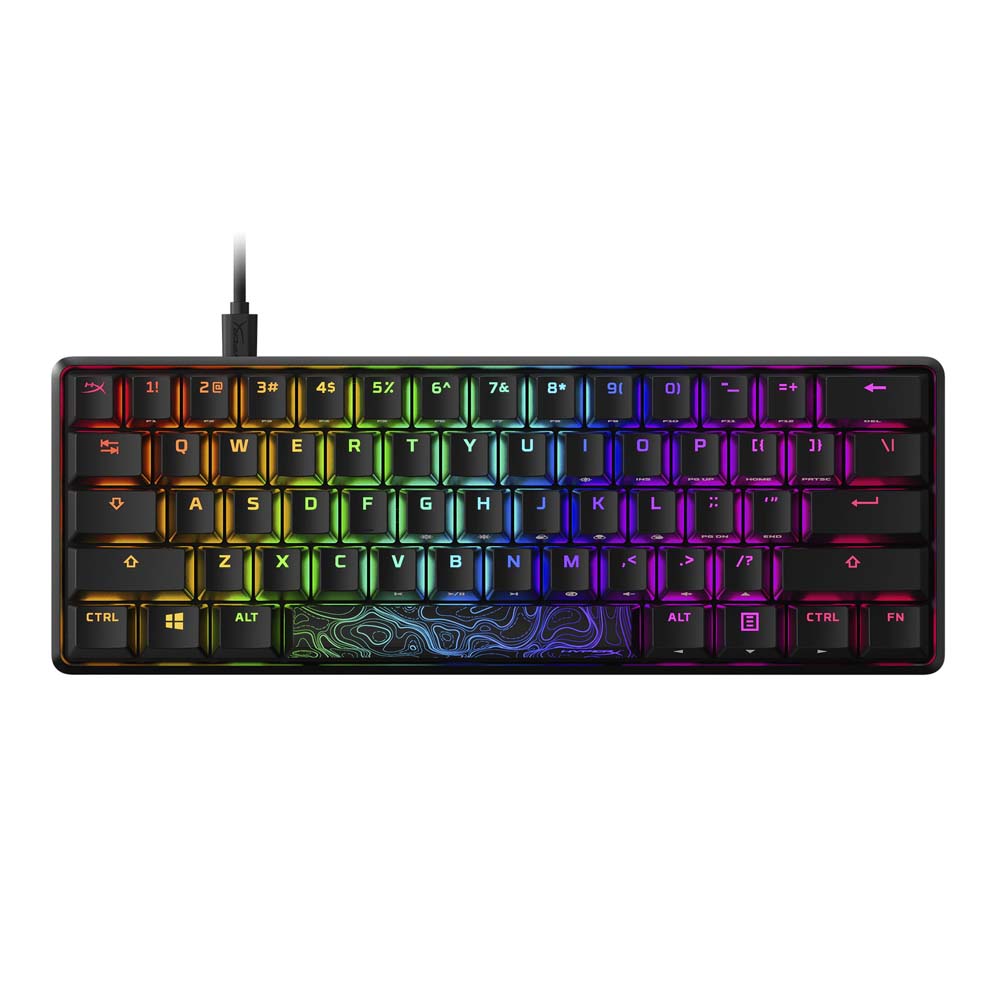 Gaming Corded Keyboard HyperX Alloy Origins 60 US RGB HKBO1S-RB-US/G black