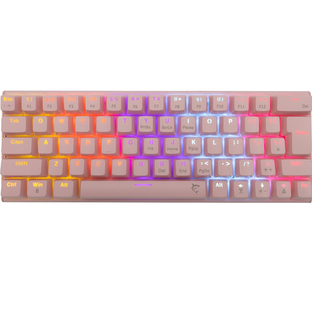 Gaming Corded Keyboard WHITE SHARK Wakizashi GK-002421 US pink