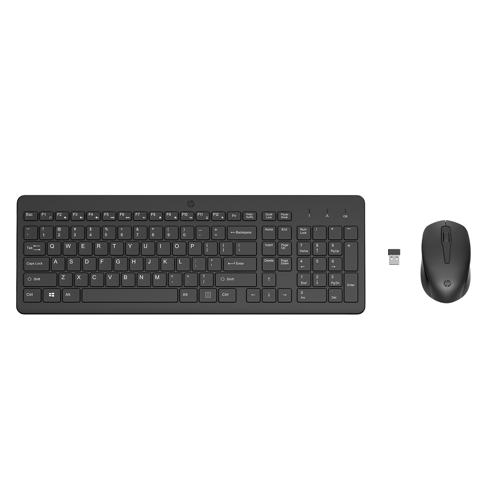 Cordless Keyboard + Mouse HP 330 2V9E6AA UK black