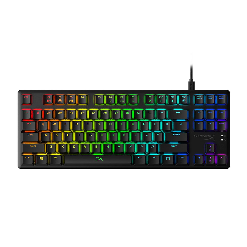 Gaming Corded Keyboard HyperX Alloy Origins Core US RGB HX-KB7AQX-US black