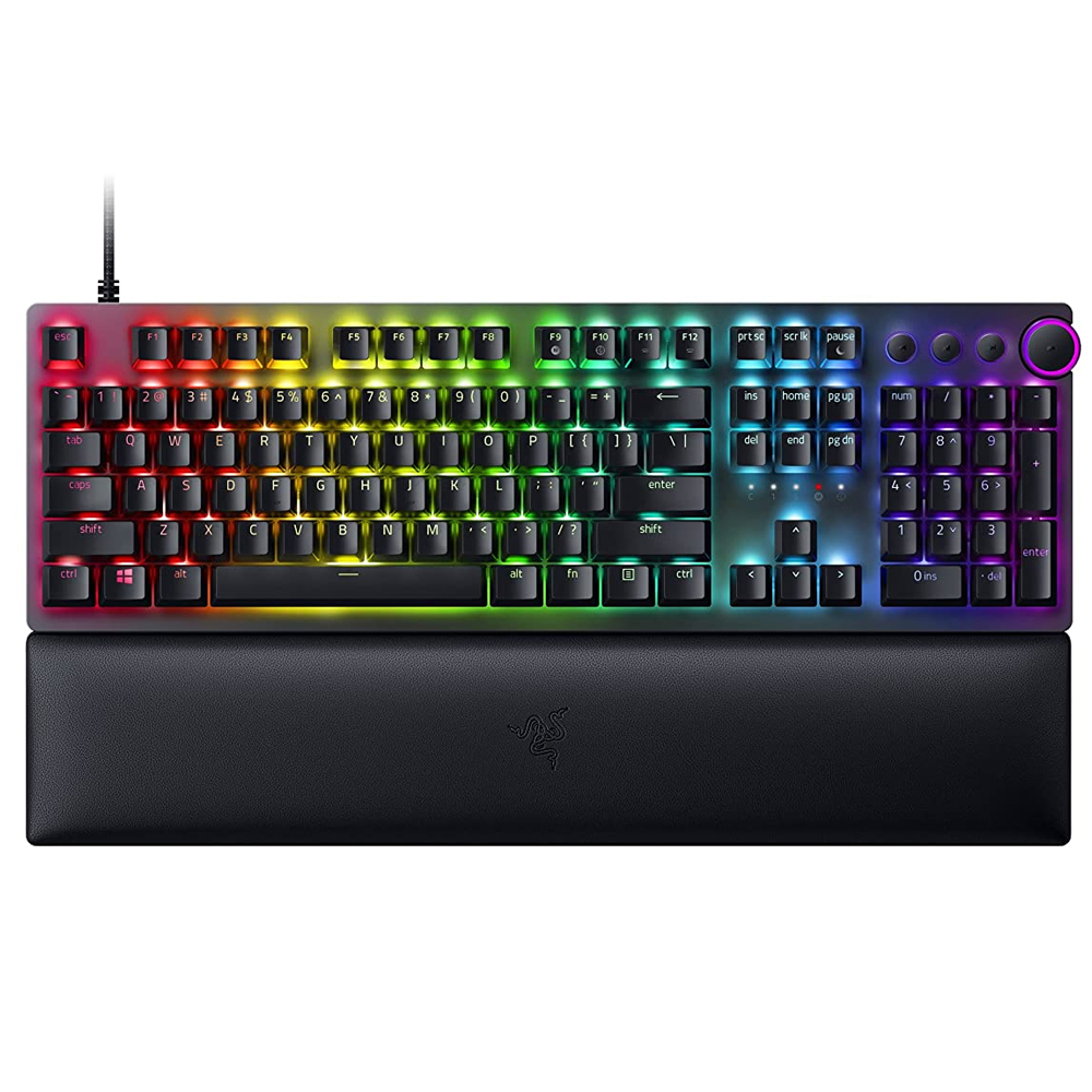 Gaming Corded Keyboard RAZER Huntsman V2 RZ03-03930100-R3M1 US RGB black