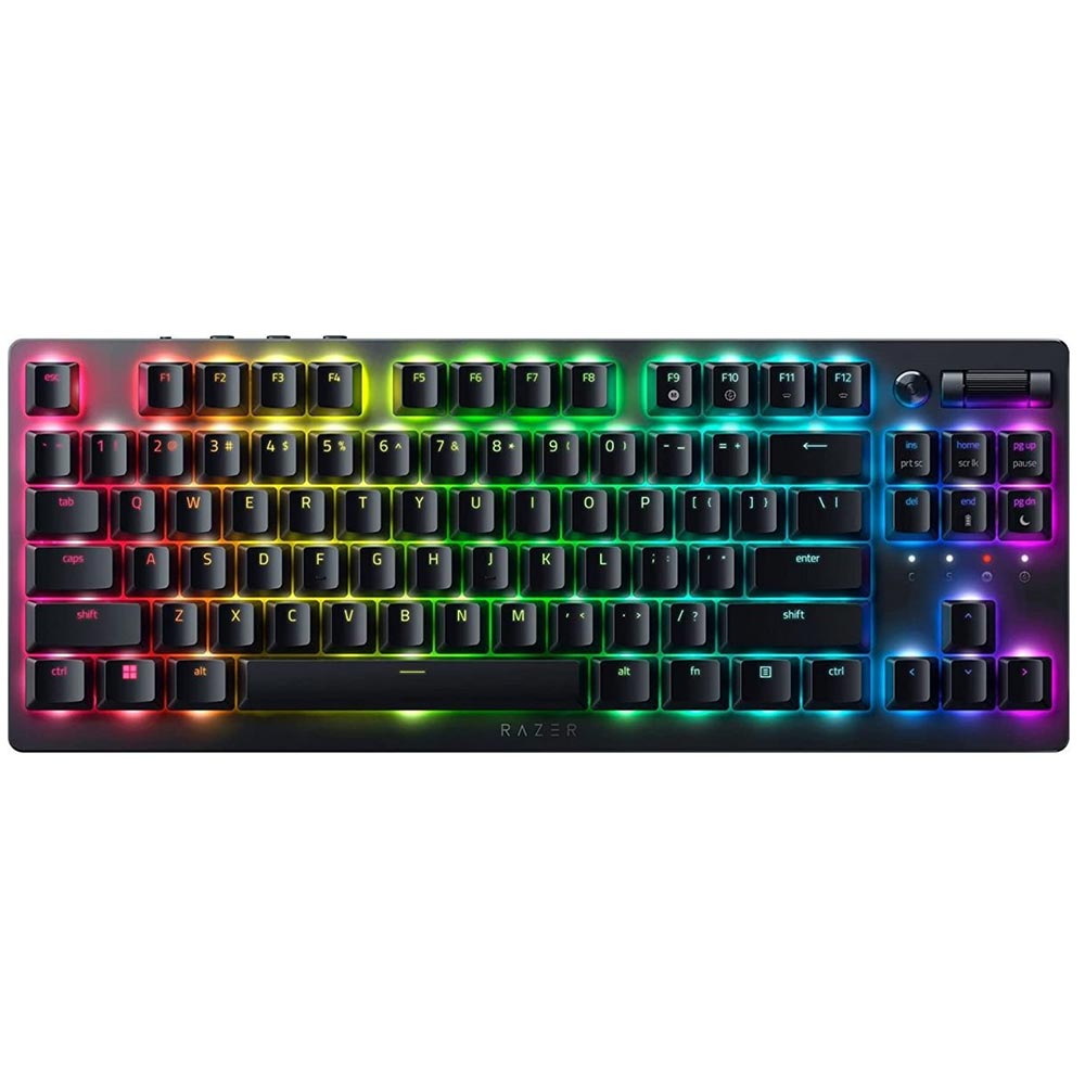 Gaming Cordless Keyboard RAZER Deathstalker V2 Pro TKL US RGB black