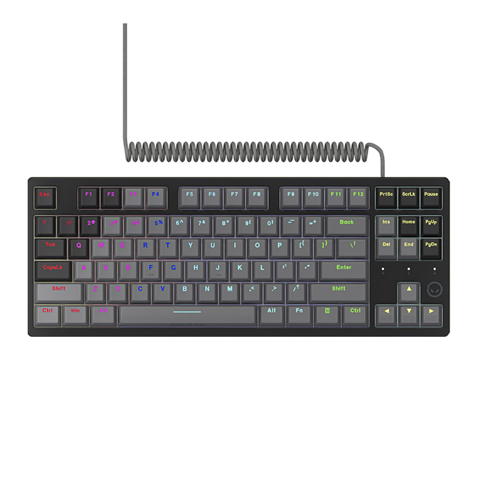 Gaming Corded Keyboard LORGAR Azar 514 TKL LRG-GK514TKL-BK-US black