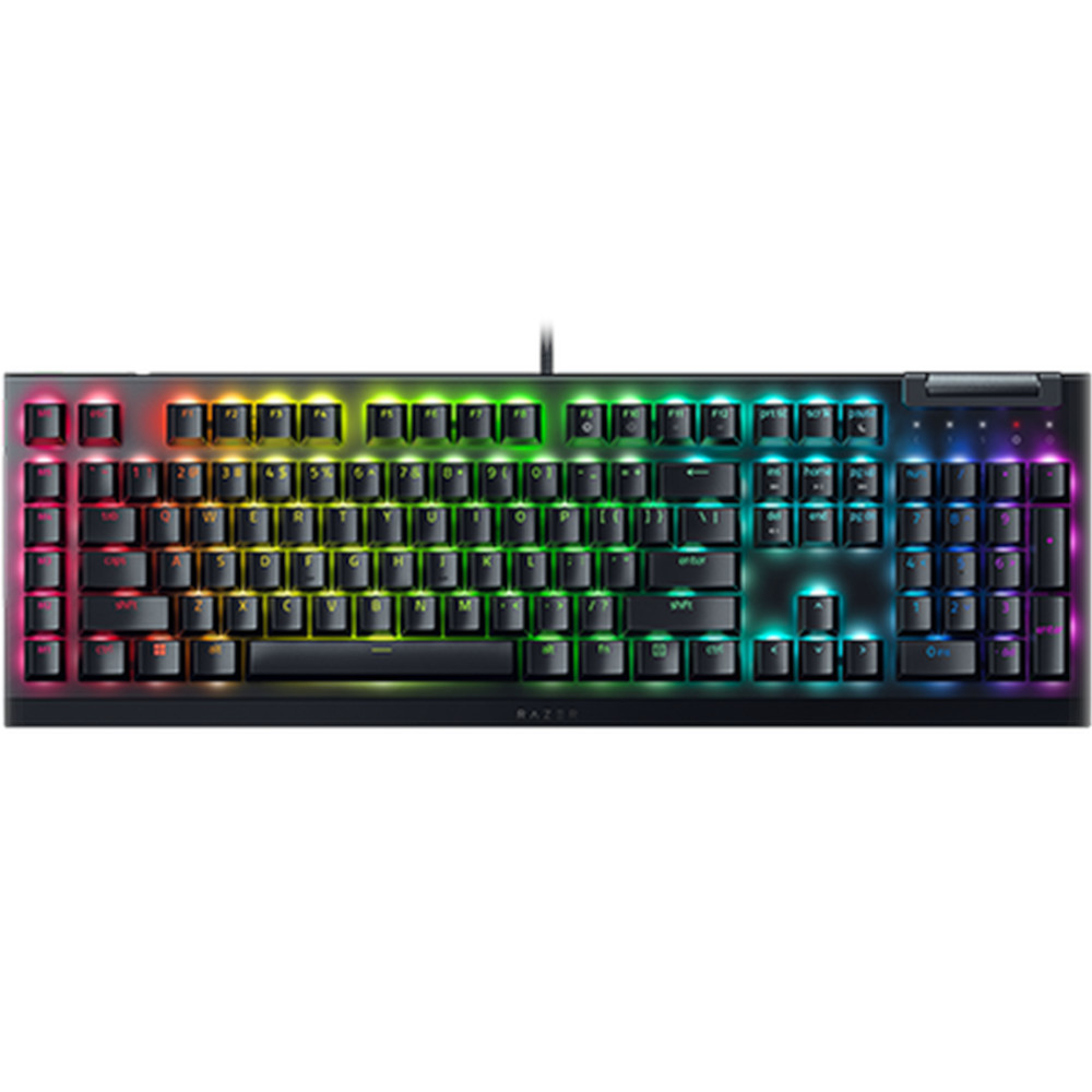 Gaming Corded Keyboard RAZER BlackWidow V4 X Green switches RGB US black