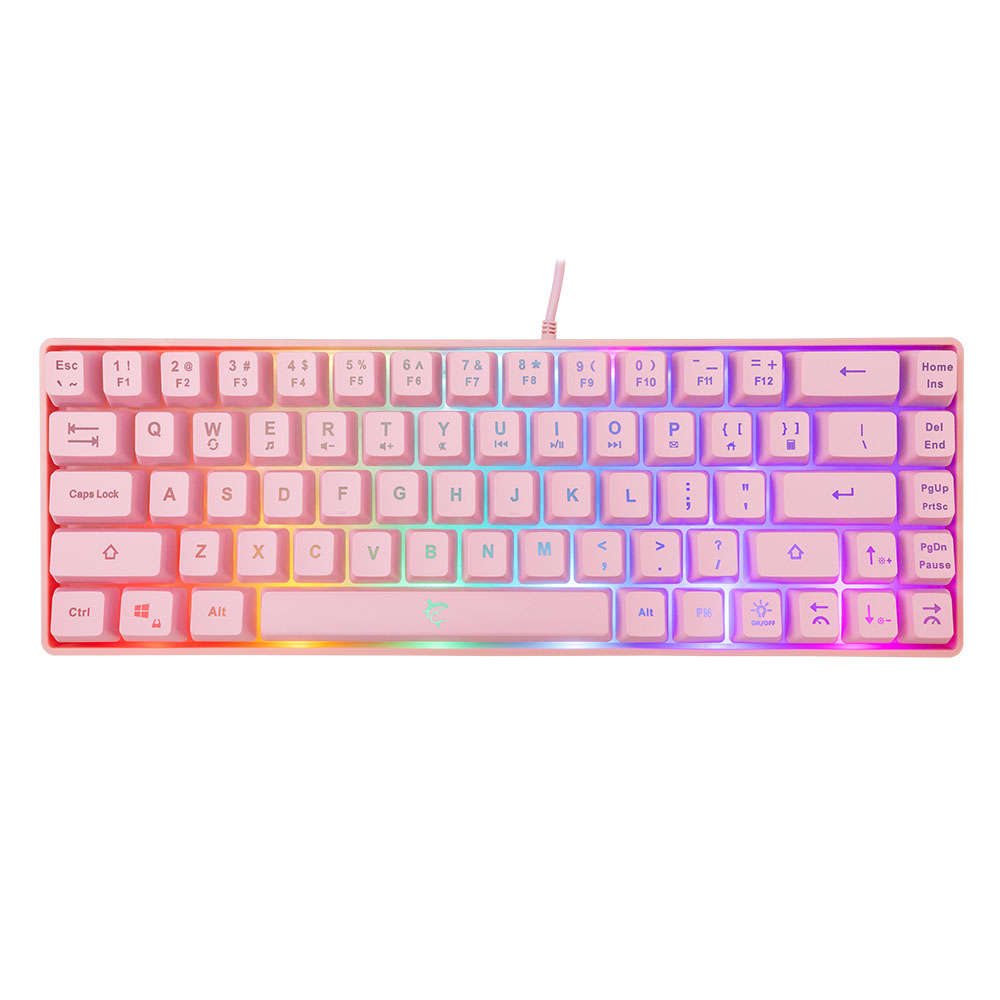 Gaming Corded Keyboard WHITE SHARK Ronin GK-2201 US pink