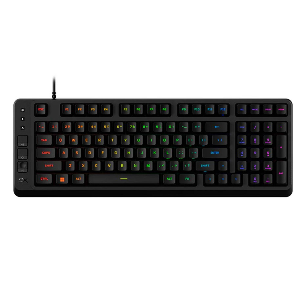 Gaming Corded Keyboard HyperX Eve 1800 US RGB B7JE0AA black