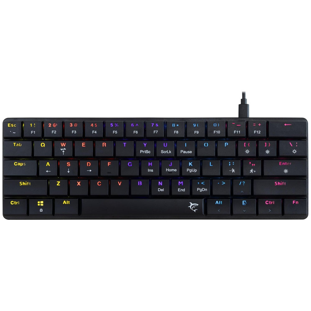 Gaming Corded Keyboard WHITE SHARK Nagamaki Brown Switch GK-006131 US black