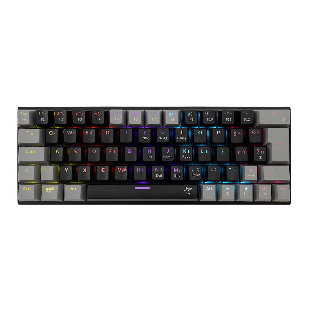 Gaming Corded Keyboard WHITE SHARK Wakizashi 2 Red Switch GK-002111V2 US black/grey