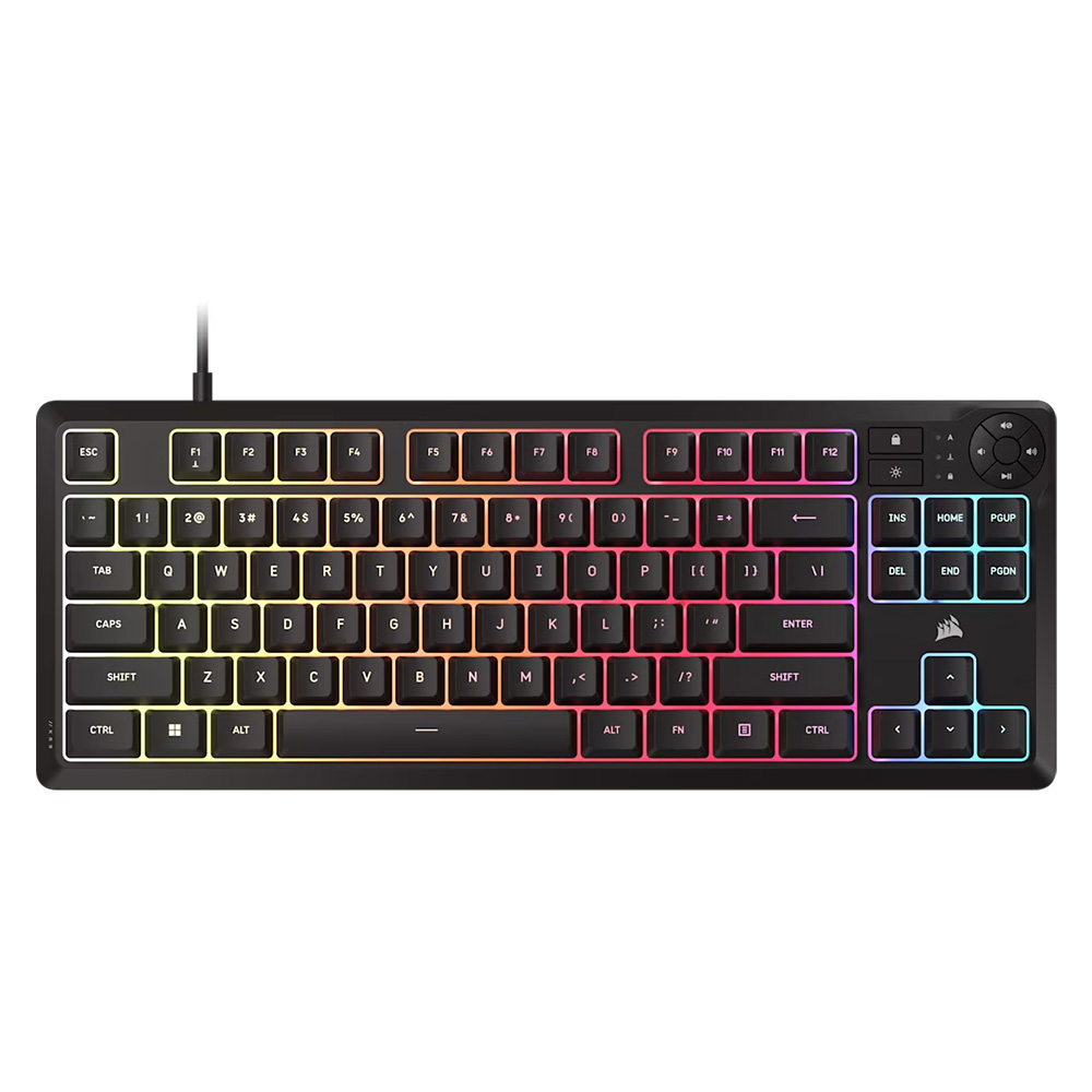 Gaming Corded Keyboard CORSAIR K55 Core TKL CH-9216065-NA US RGB black